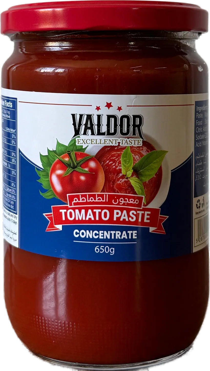 Tomato Paste, Glass jar 650 g